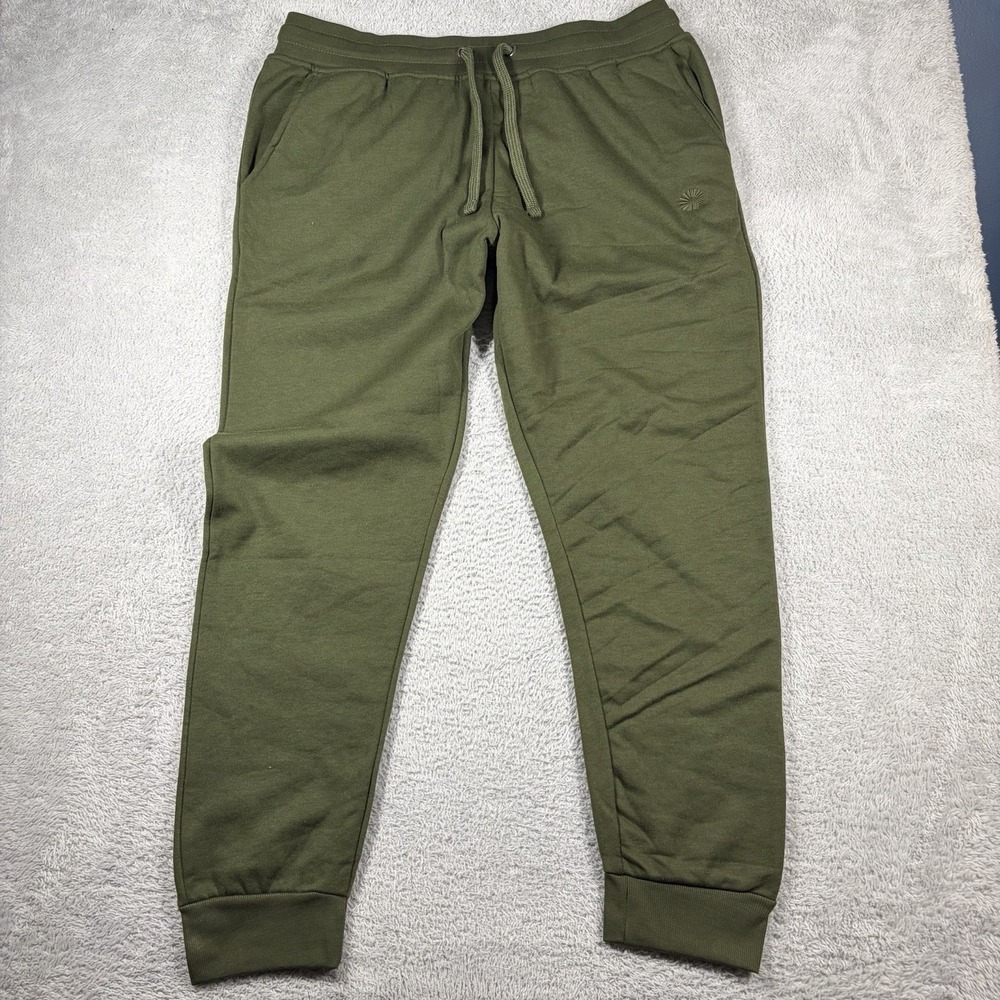 Akademiks Sweatpants Mens XXXL Green Tapered Joggers Streetwear Stretch